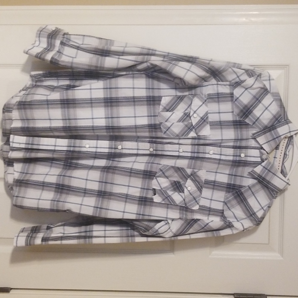 Mens Plaid Long Sleeve